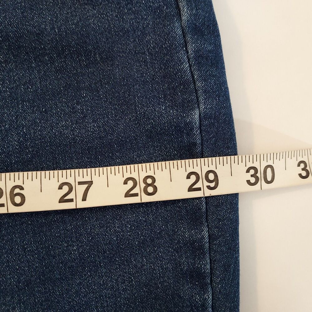 Terra & Sky Women's Plus Size 4X Blue Jean Denim Jegging Pull On Stretch - Picture 11 of 13